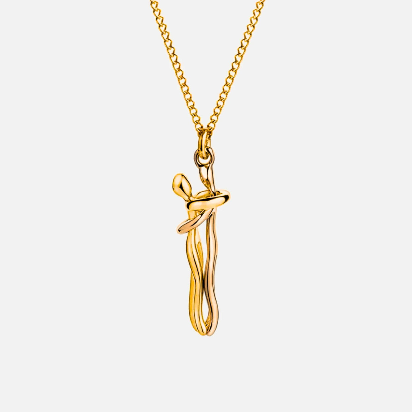 Hug Necklace - Solid Gold