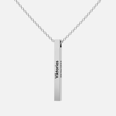 Personalized Bar Necklace